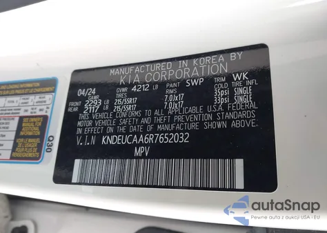 2024 Kia Seltos S from USA, damaged, VIN KNDEUCAA6R7652032